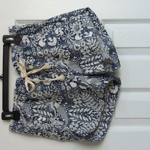 JCrew shorts, size small, blue and white